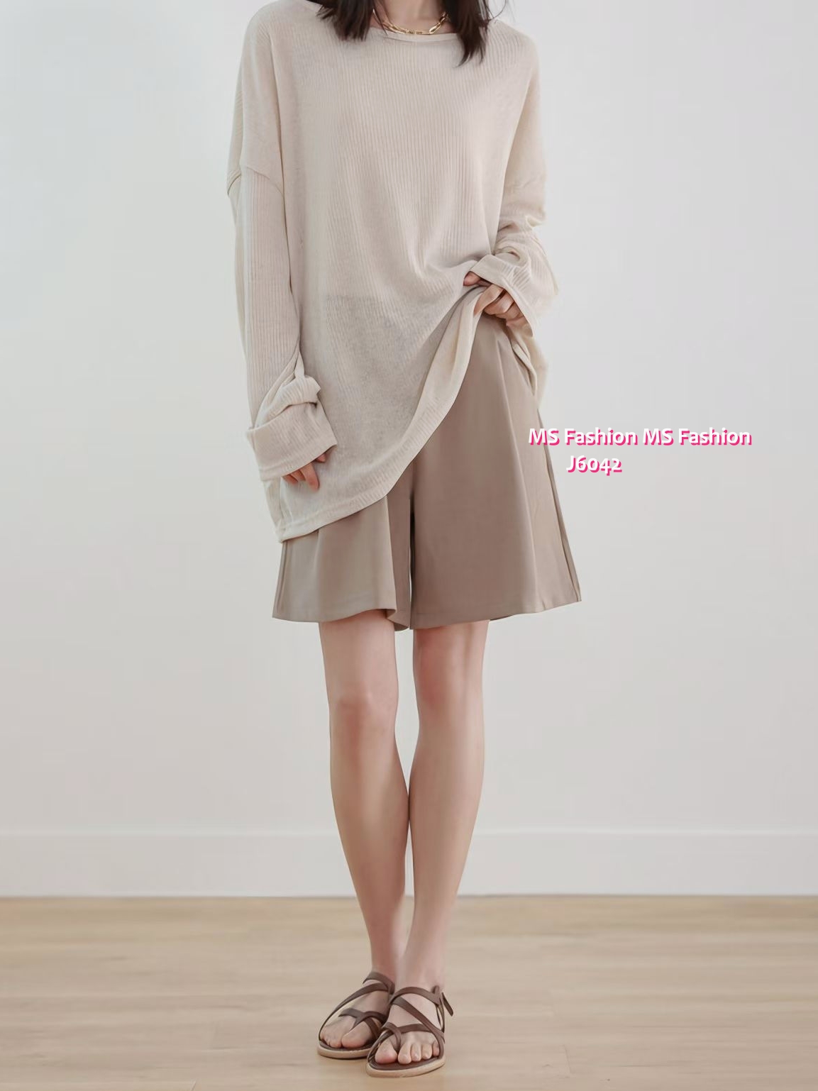 J6042 韓國🇰🇷靚西裝料短褲仔