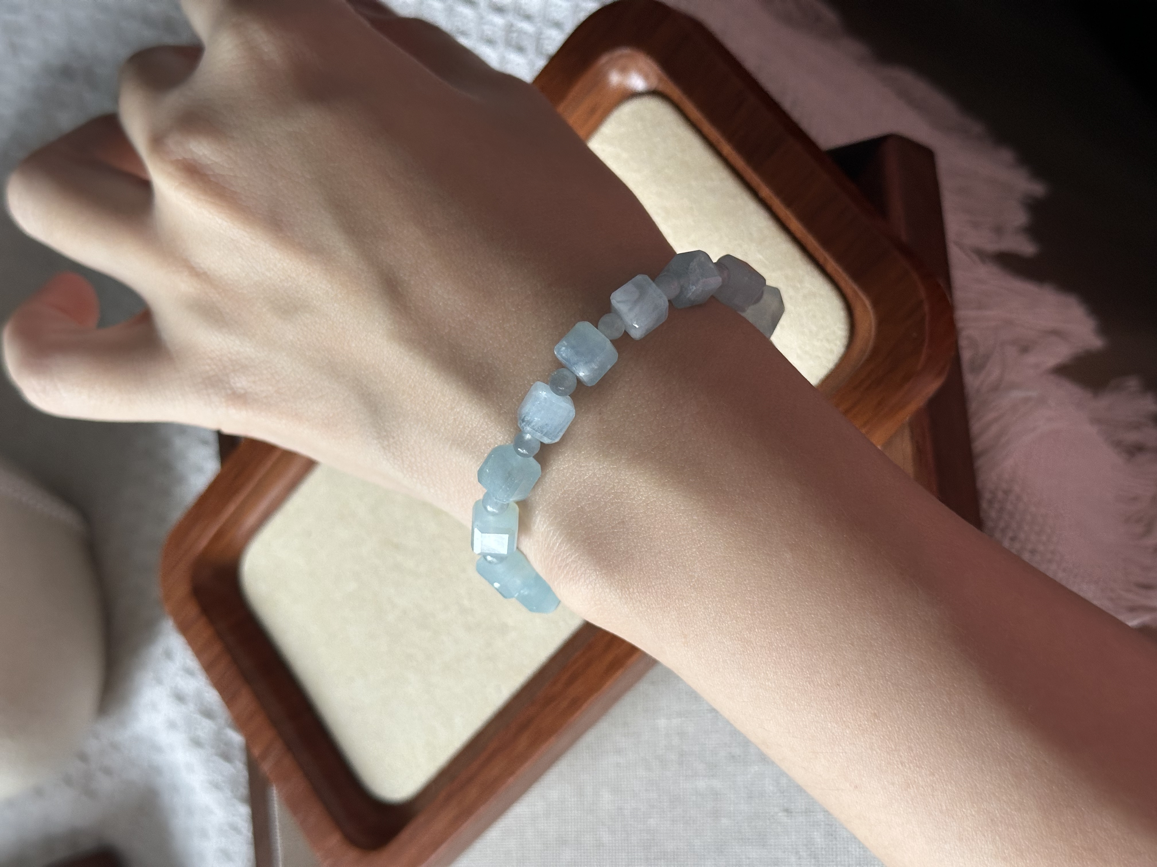 方糖海蓝宝 ｜Aquamarine 7.2mm