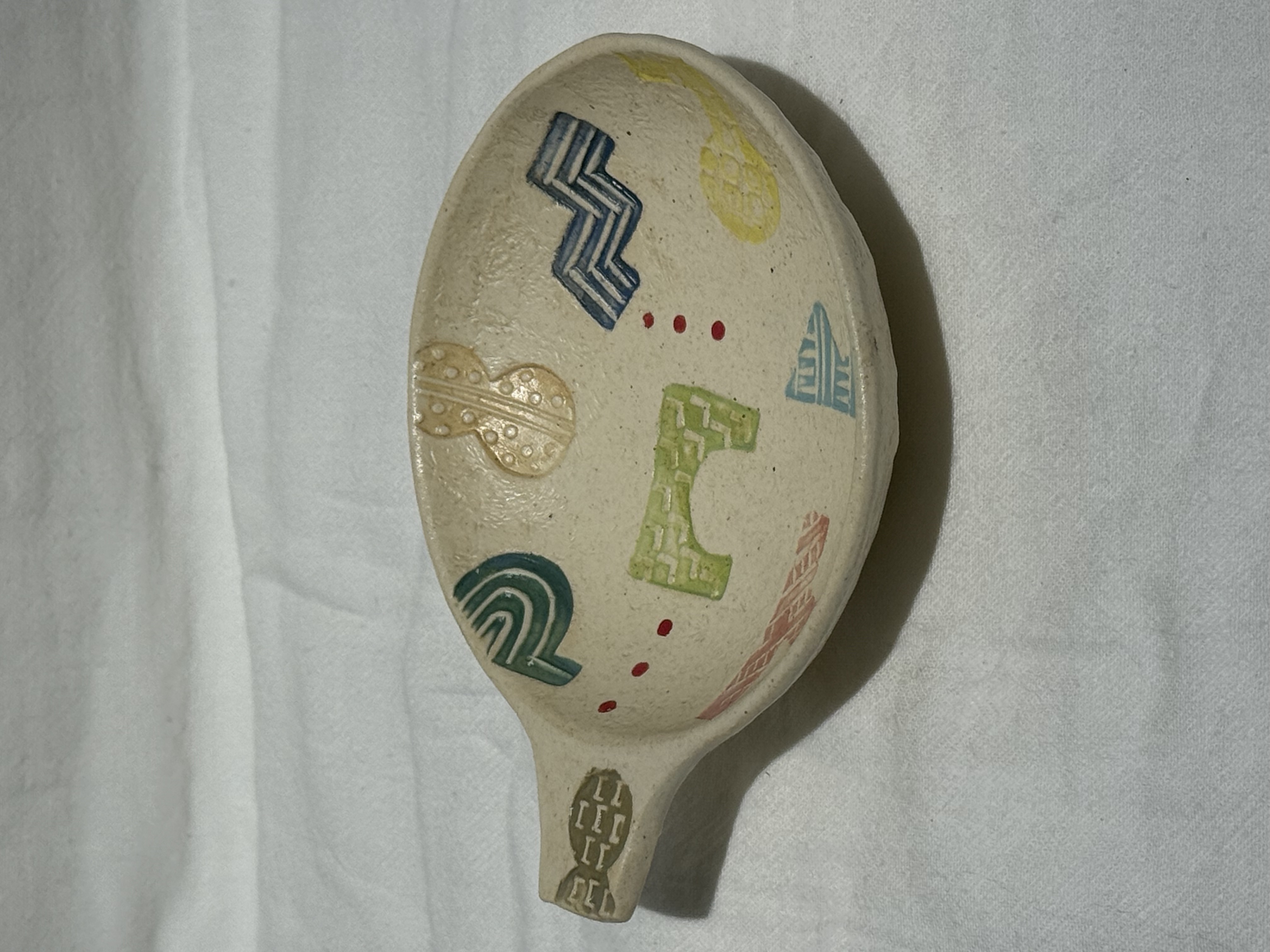 石丸和美 單耳小碟 刻紋 小料碟