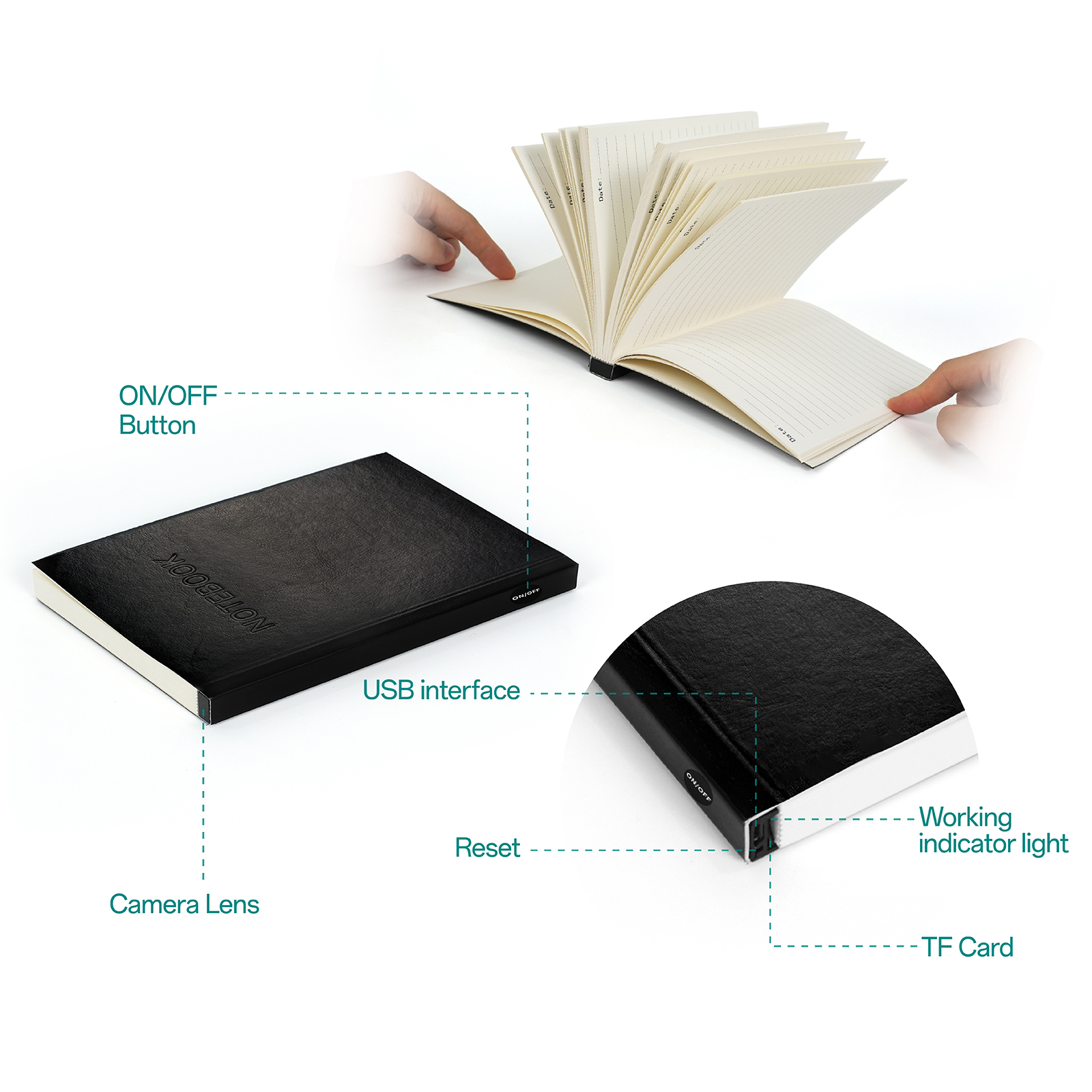 記事本造型針孔攝影機