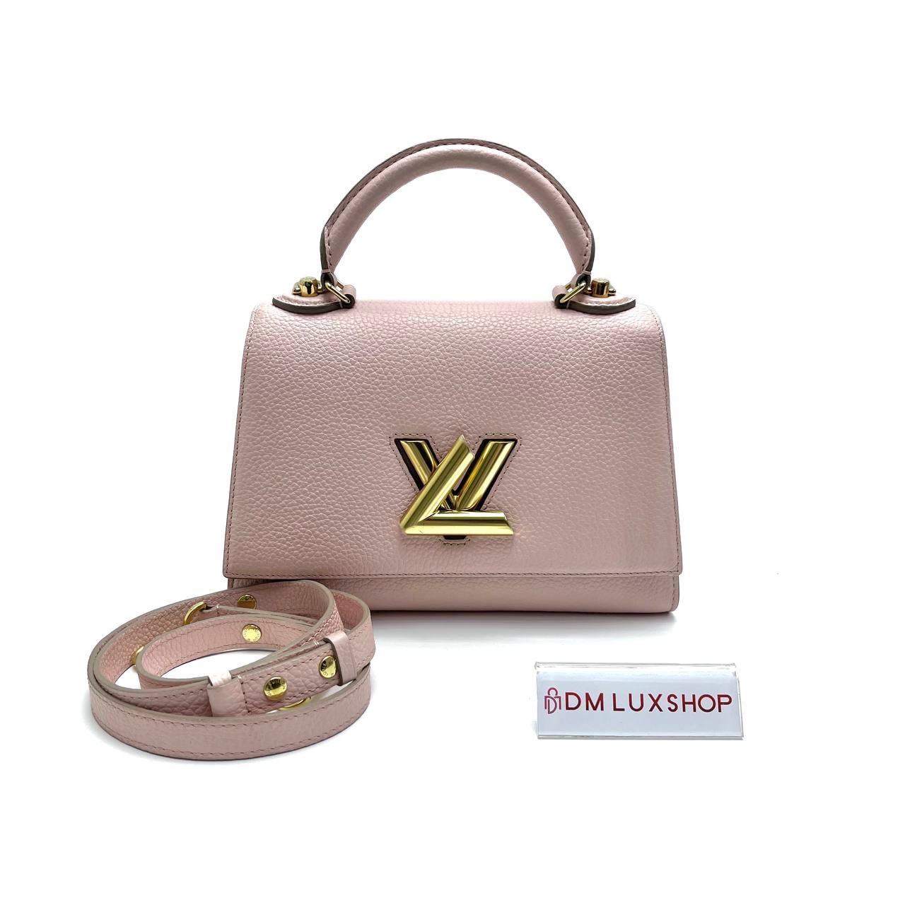 LV Pink Top Handle Twist GHW