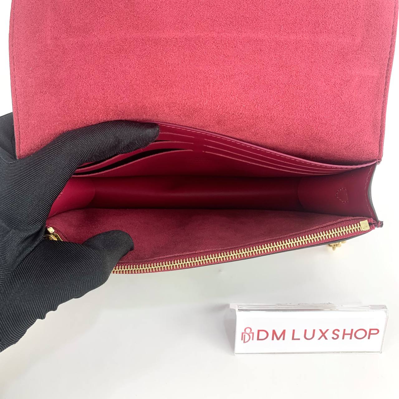 LV Monogram Florence Chain Wallet