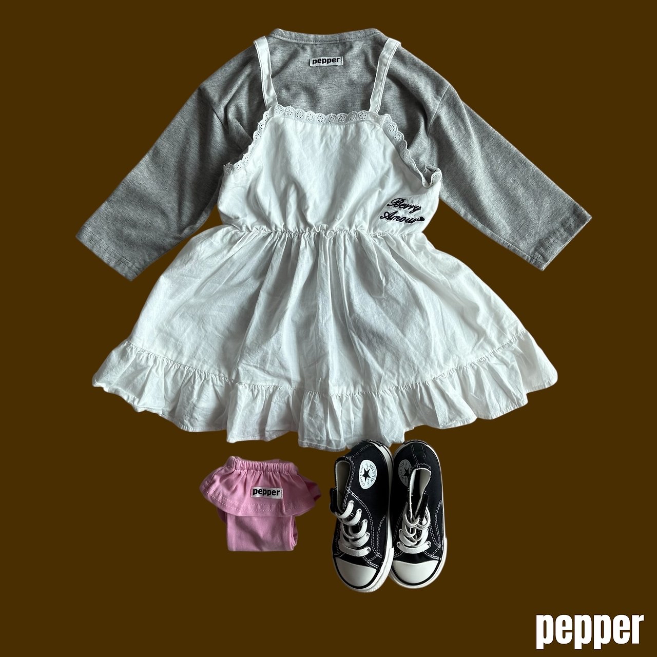 Pepper | Momo Layered Dress