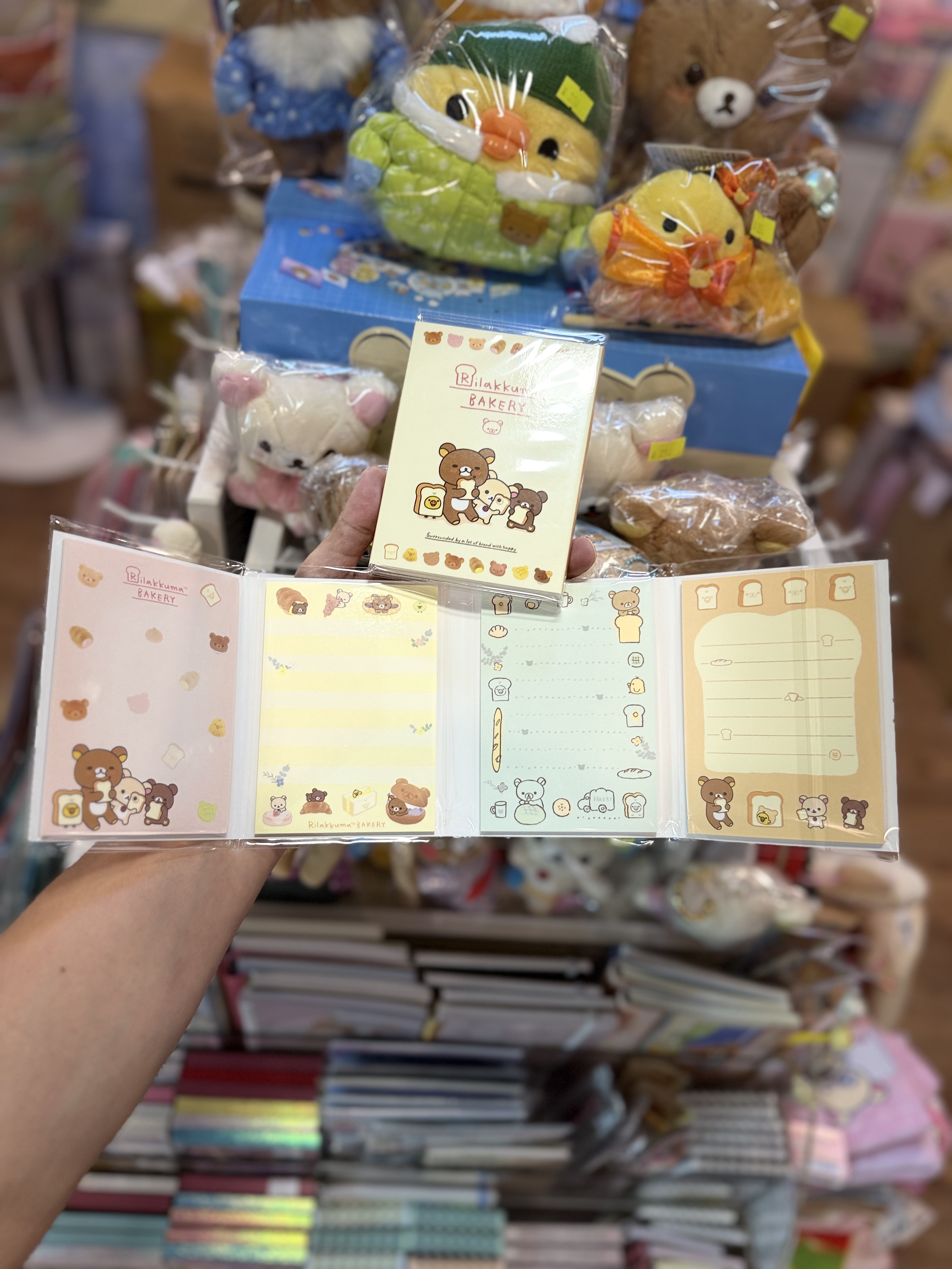 《現貨》全新Rilakkuma麪包造型memo