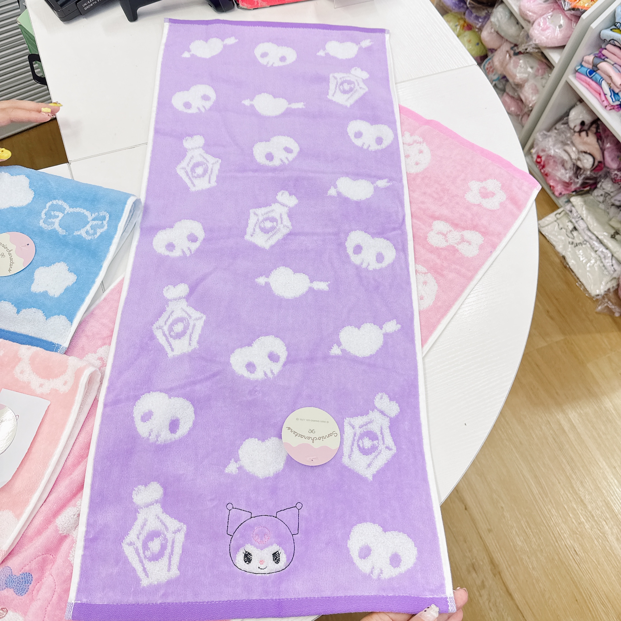 日本直送Sanrio長毛巾34 ×80 cm