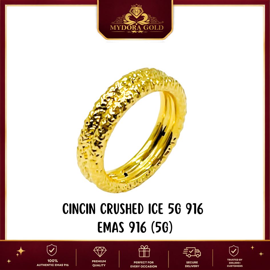 MYDORA Cincin Crushed Ice (5G) l EMAS 916/22K