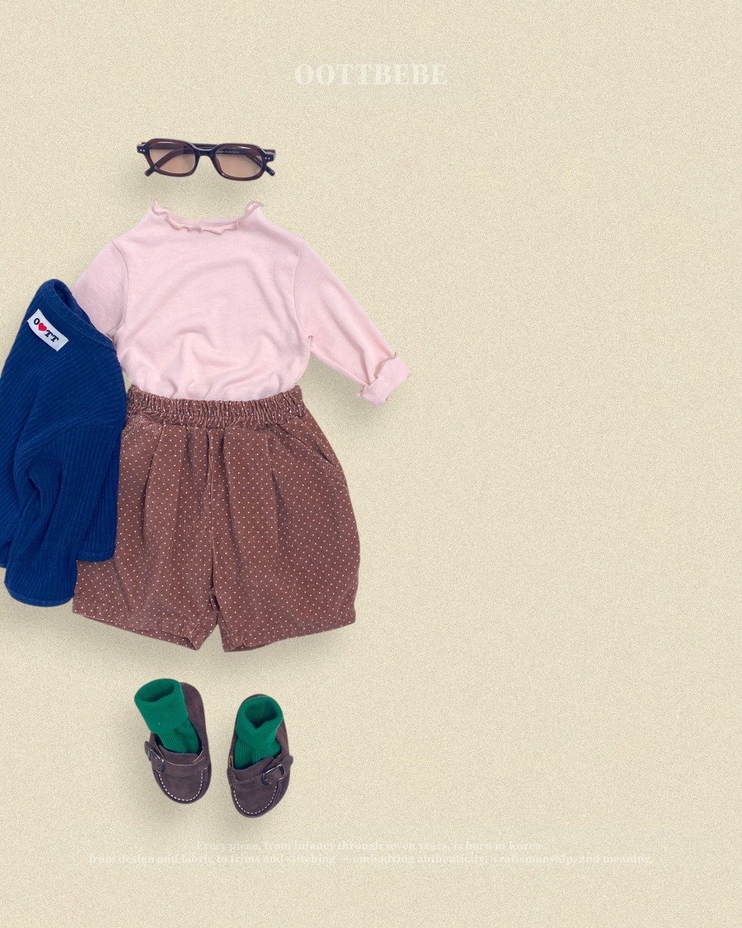 OOTT | Petit Dot Pants (Crop Pants)