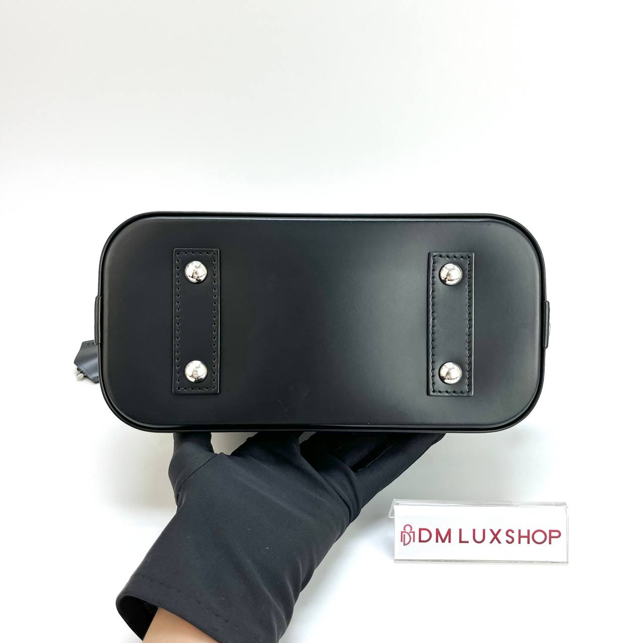 LV Black Epi Leather Alma BB SHW