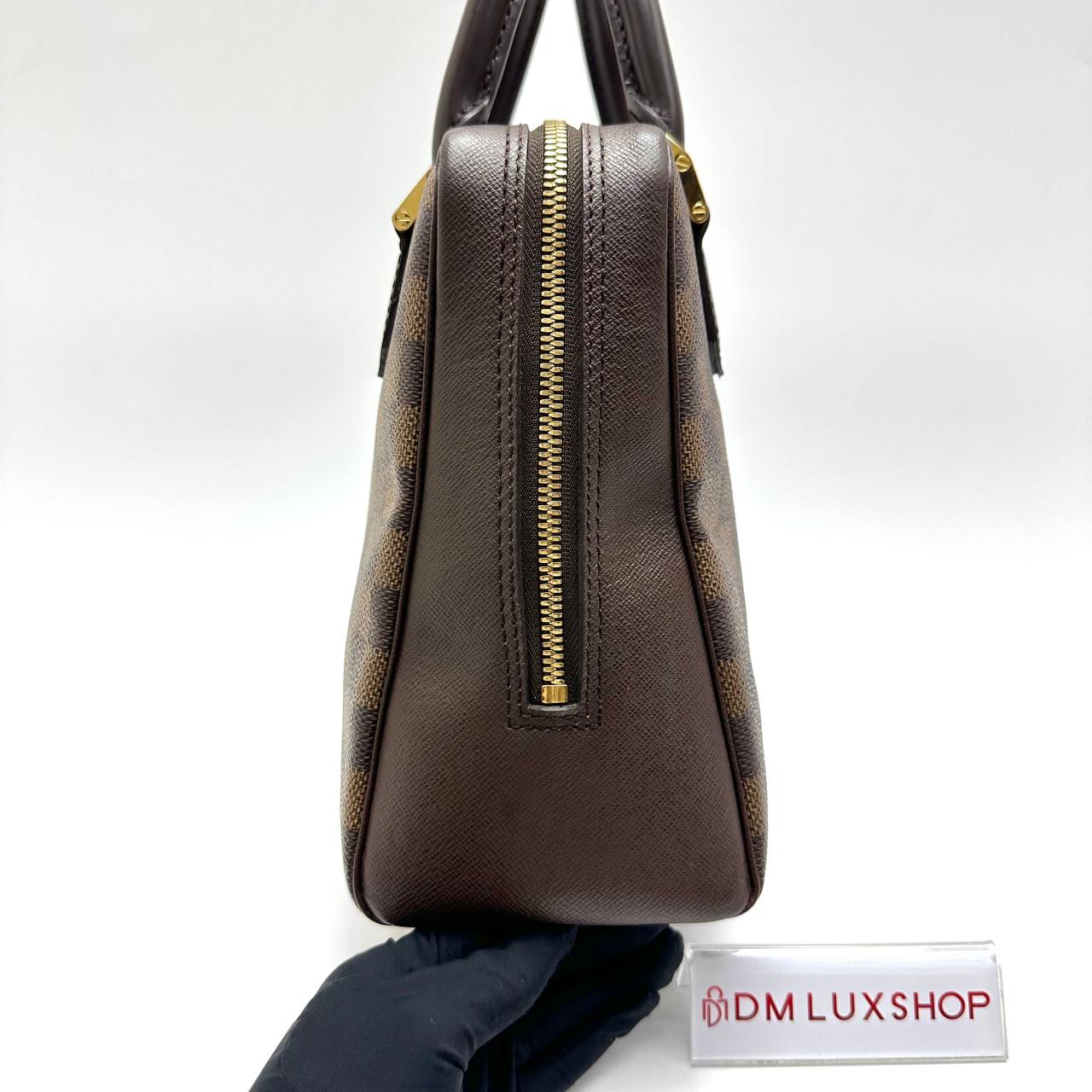 LV Damier Ebene Brera Handbag GHW