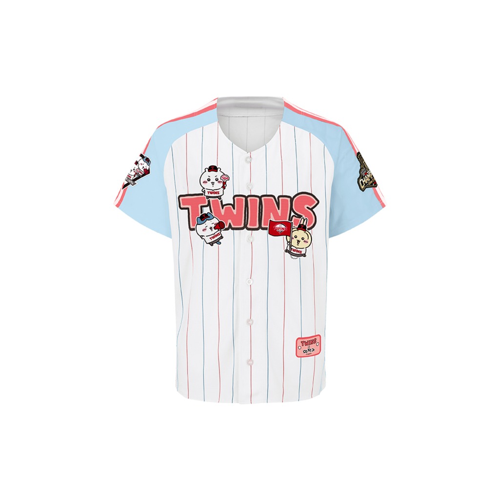 《Pre-Order》兒童隊服 Kids Uniform｜韓國 Chiikawa 吉伊卡哇 X LG Twins 棒球隊商品 (26CKW17-P)