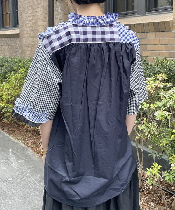 日本製TORI-TO x BEAMS BOY 拼款恤衫