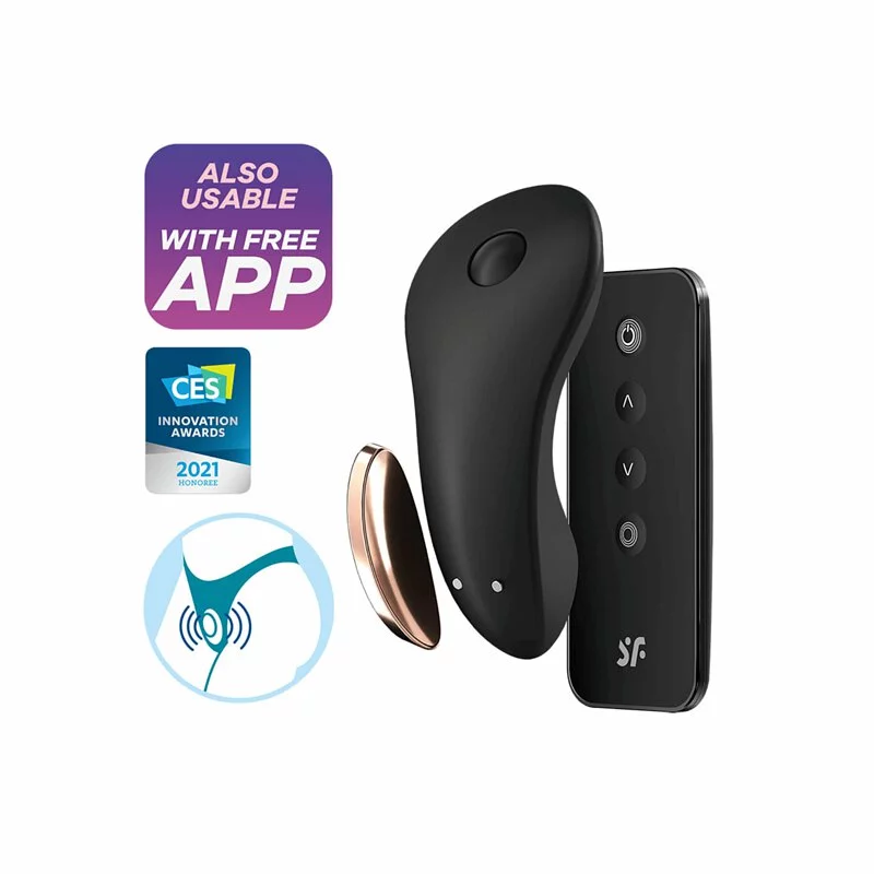 Satisfyer Little Secret 手機APP 遙控穿戴式陰蒂震動器