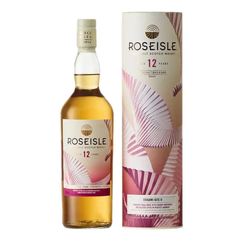  瑰嶼12年 2023 帝亞吉歐限量原酒（摺紙風箏 II）Roseisle 12 Year Old Special Release 2024 "The Origami Kite II" 55.6% 700ml