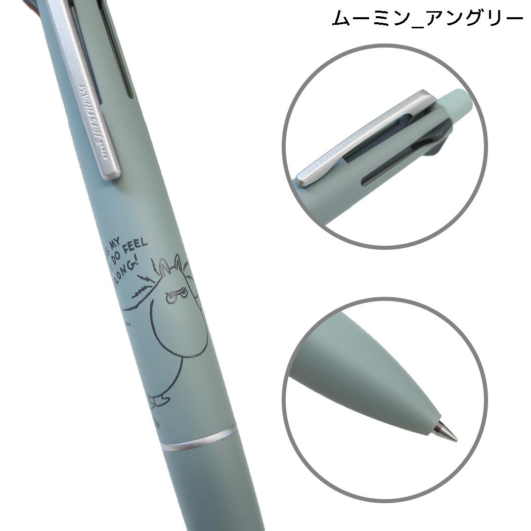 現貨｜Moomin 姆明 日本製 uni Jetstream Lite Touch Ink 4&1 多功能 5用筆 0.5mm 4色原子筆 + 0.5mm 鉛芯筆 (308082)
