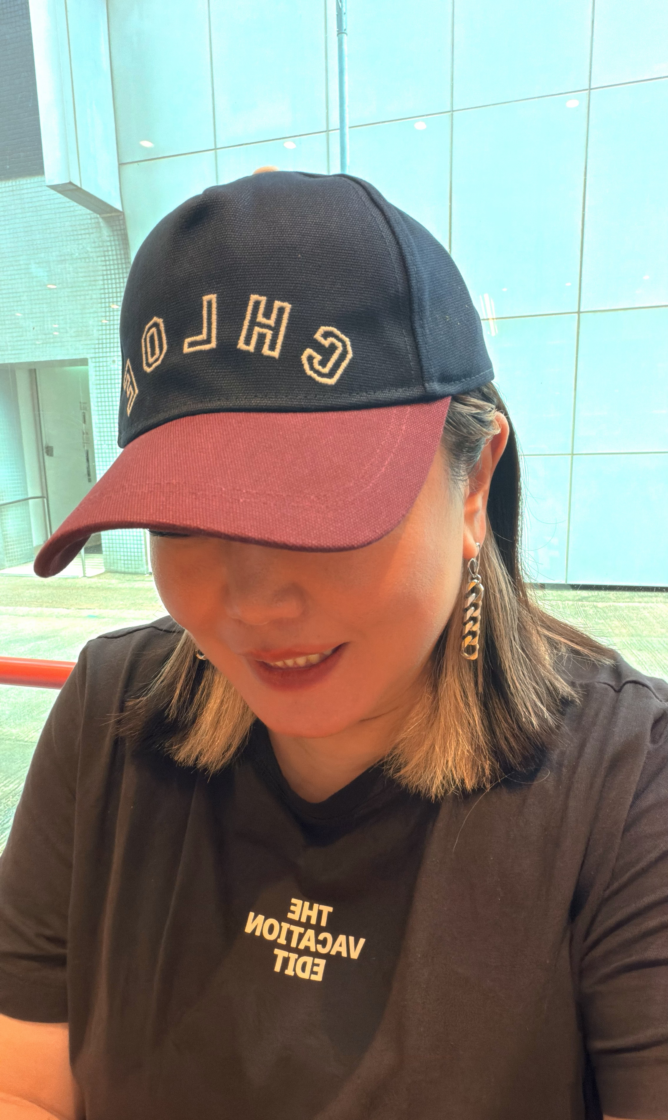 Chloe Logo 刺繡棒球帽 
