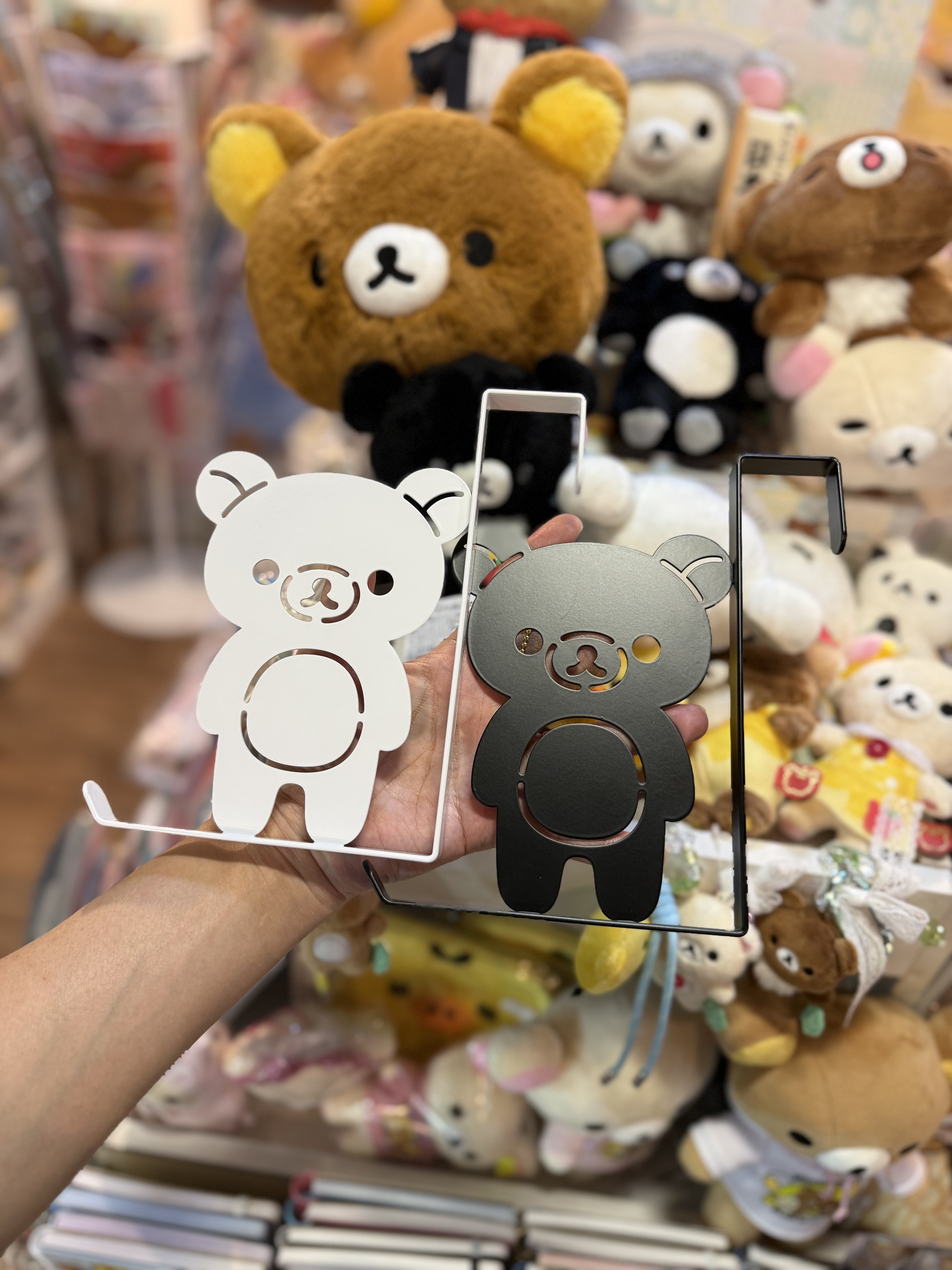 《現貨》全新日本Rilakkuma專店限定黑白系列門鈎