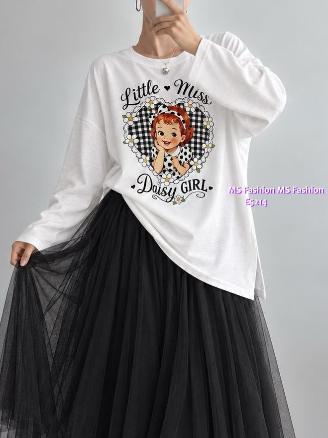 E5214 可愛女仔tee