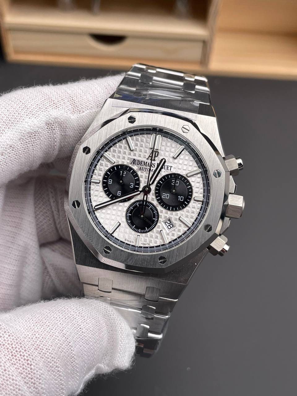 🚀爱彼 皇家橡树26331 白熊猫/41mm/4801机💯