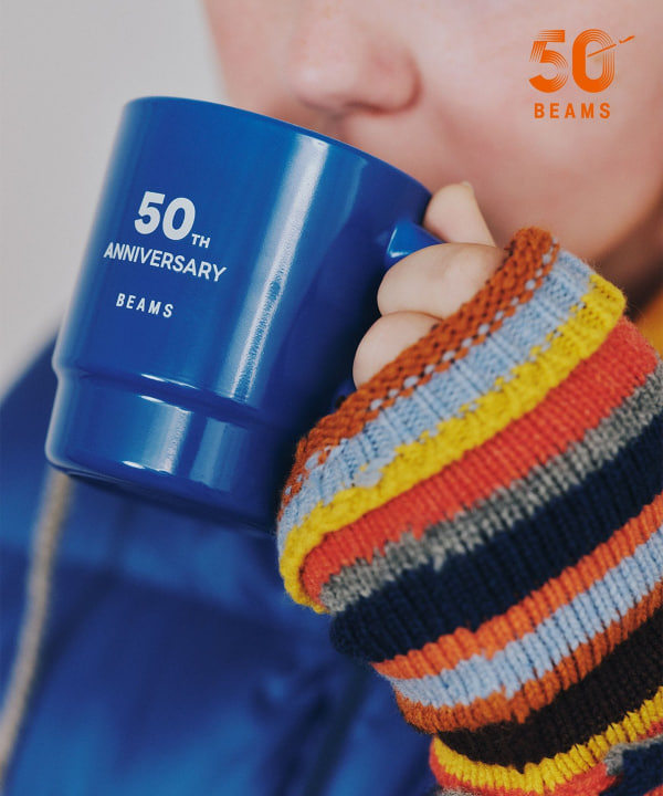 【別注】50周年 Fire-King × BEAMS / ADVERTISING MUG