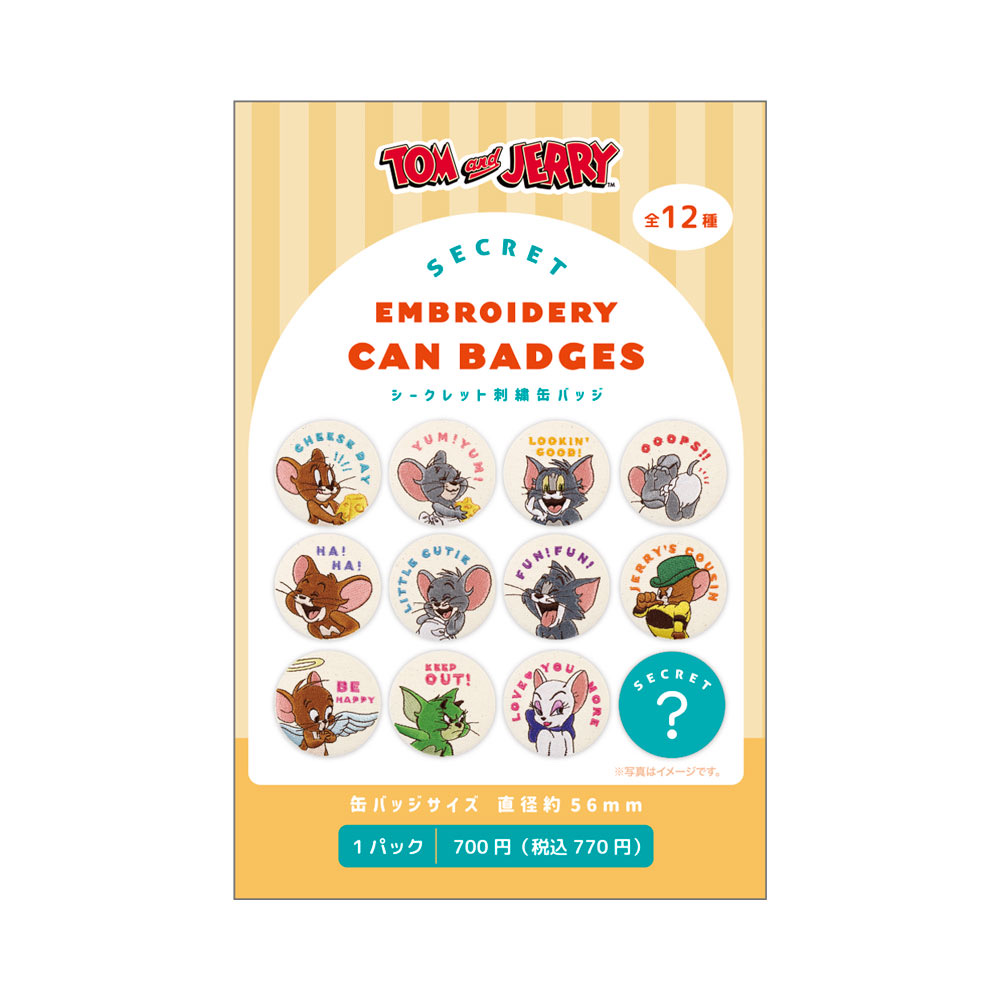 Tom & Jerrry Can Badge