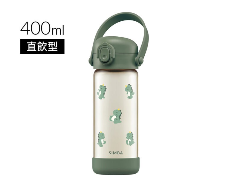 SIMBA 鉑金PPSU兒童直飲水壺400ml-恐龍