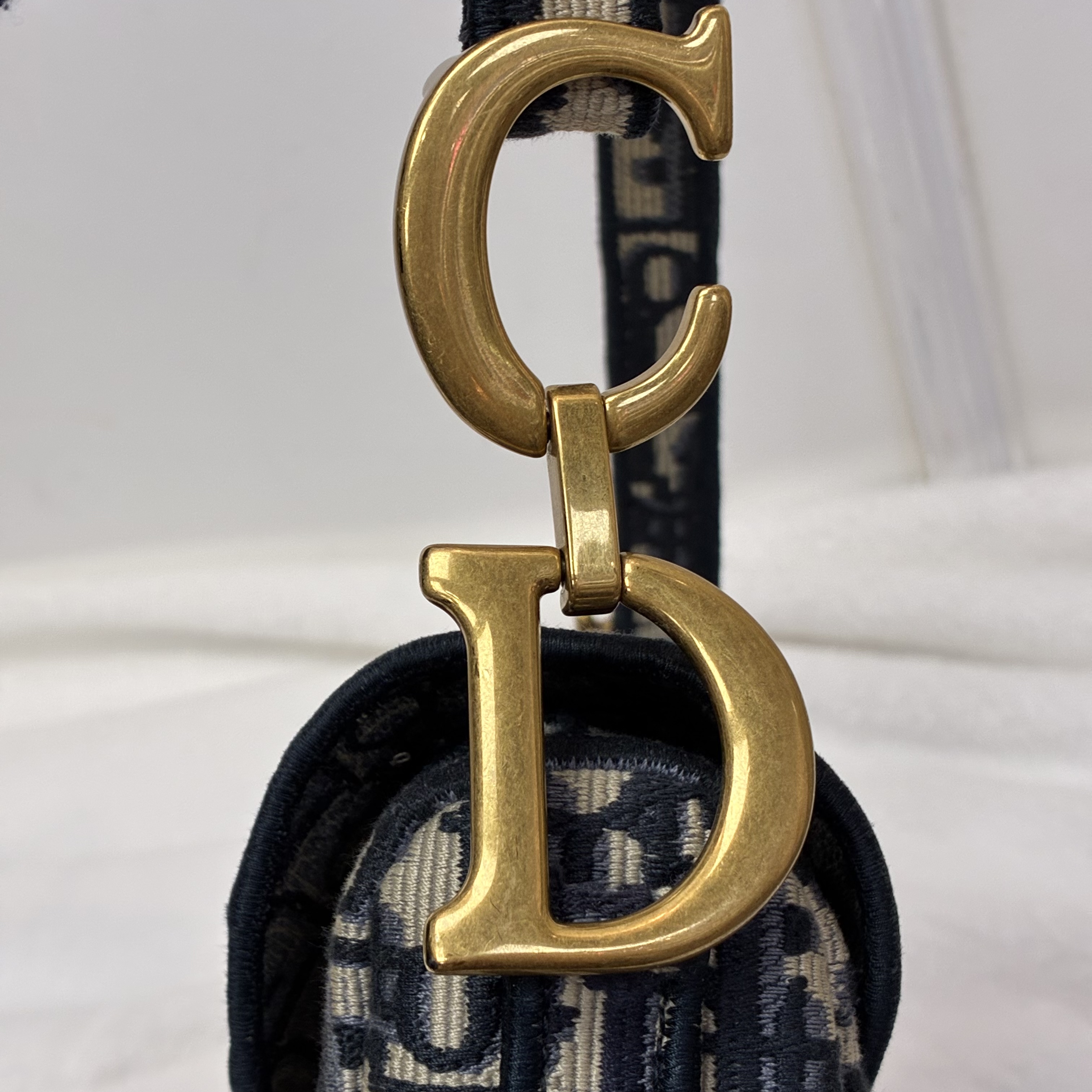 Dior saddle 刺繡馬鞍包