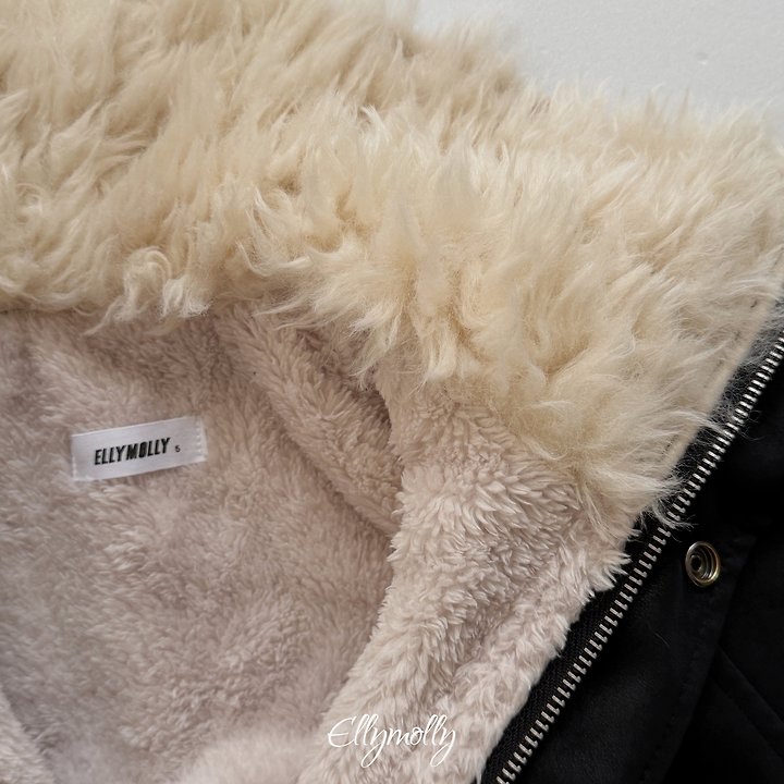 Ellymolly | Big-Collar Shearling Jacket