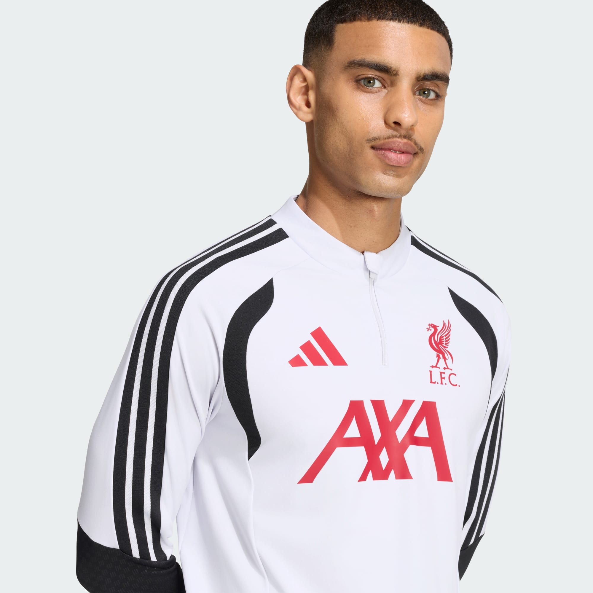 Adidas Liverpool 利物浦 2026-27 Tiro 白色1/4拉鏈訓練上衣 KB5775