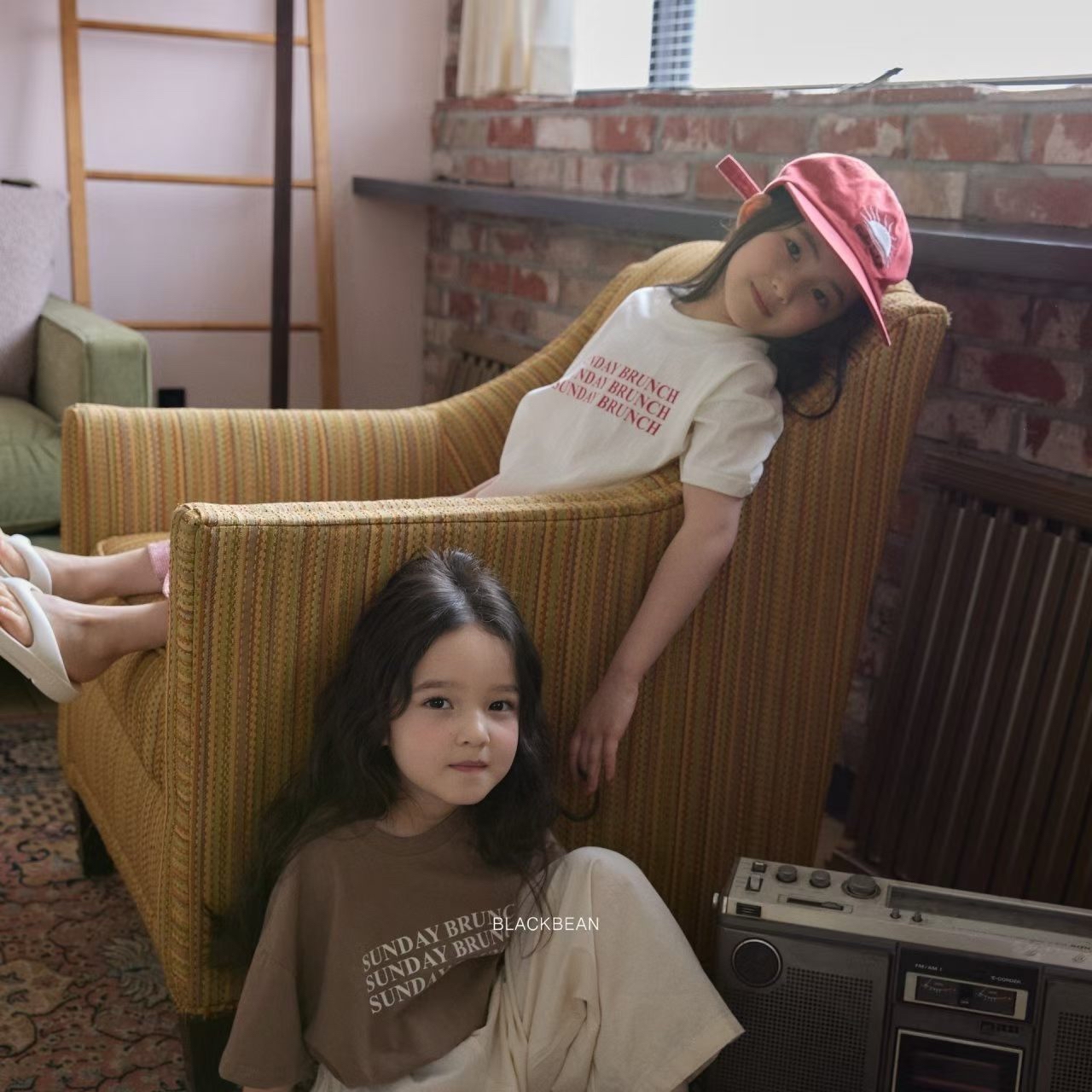 🇰🇷Blackbean&kids tee親子