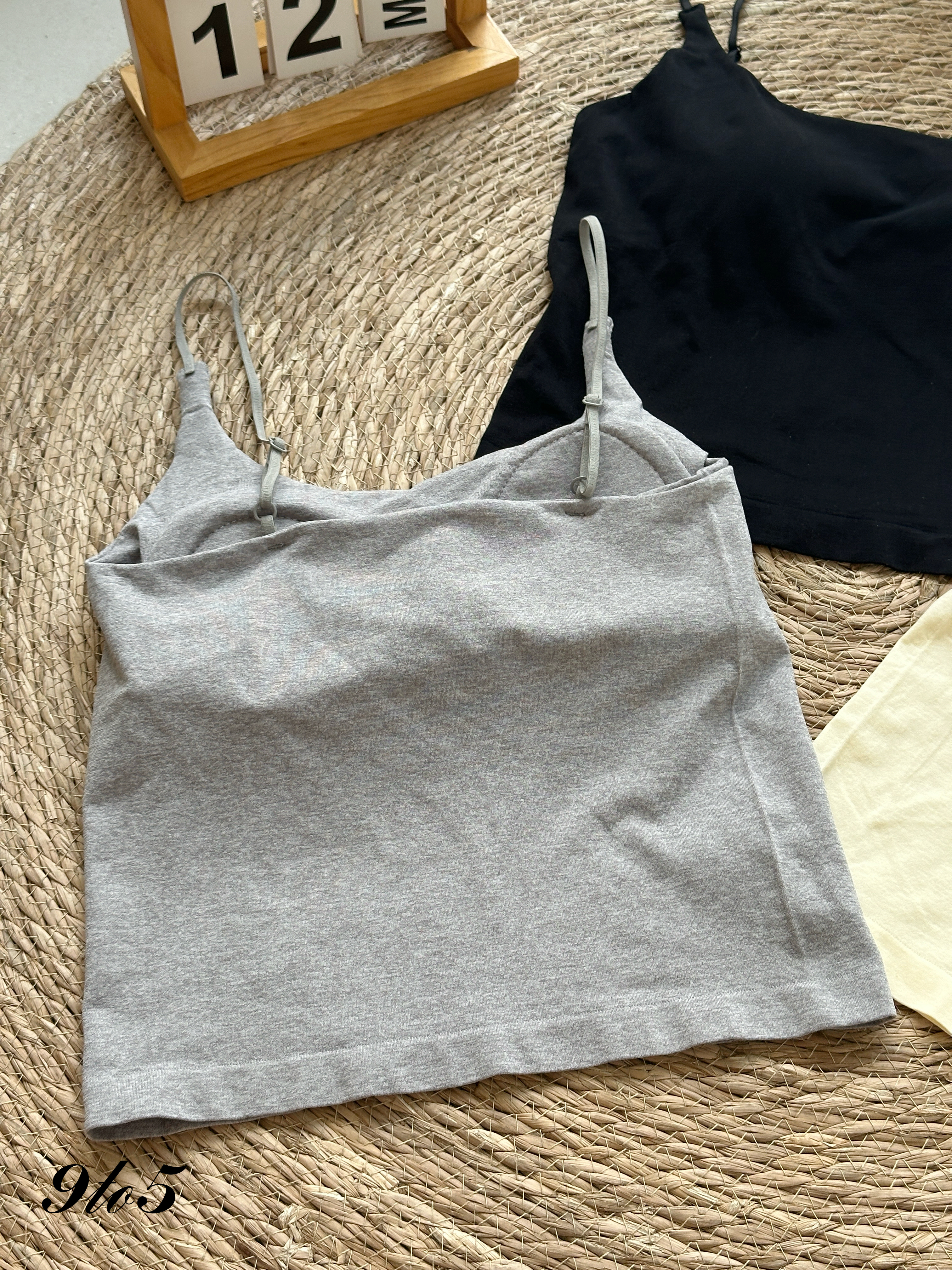 T4161 Sleeveless Bra Top - 3 Colors 