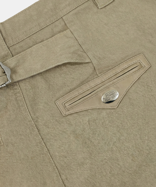 Mystic Formal Curved Chino Pants - Beige