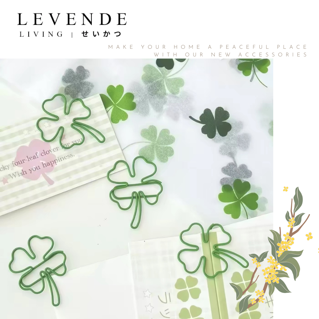Levende 四葉草造型萬字夾