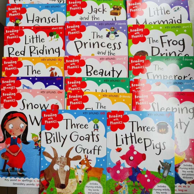 Reading with Phonics 童話自然拼讀｜20 books｜點讀版