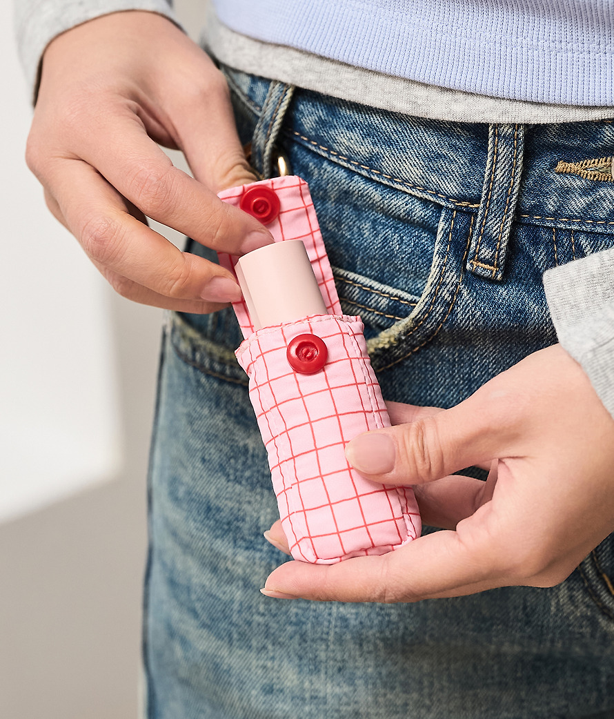 黑色 春植 唇膏收納袋