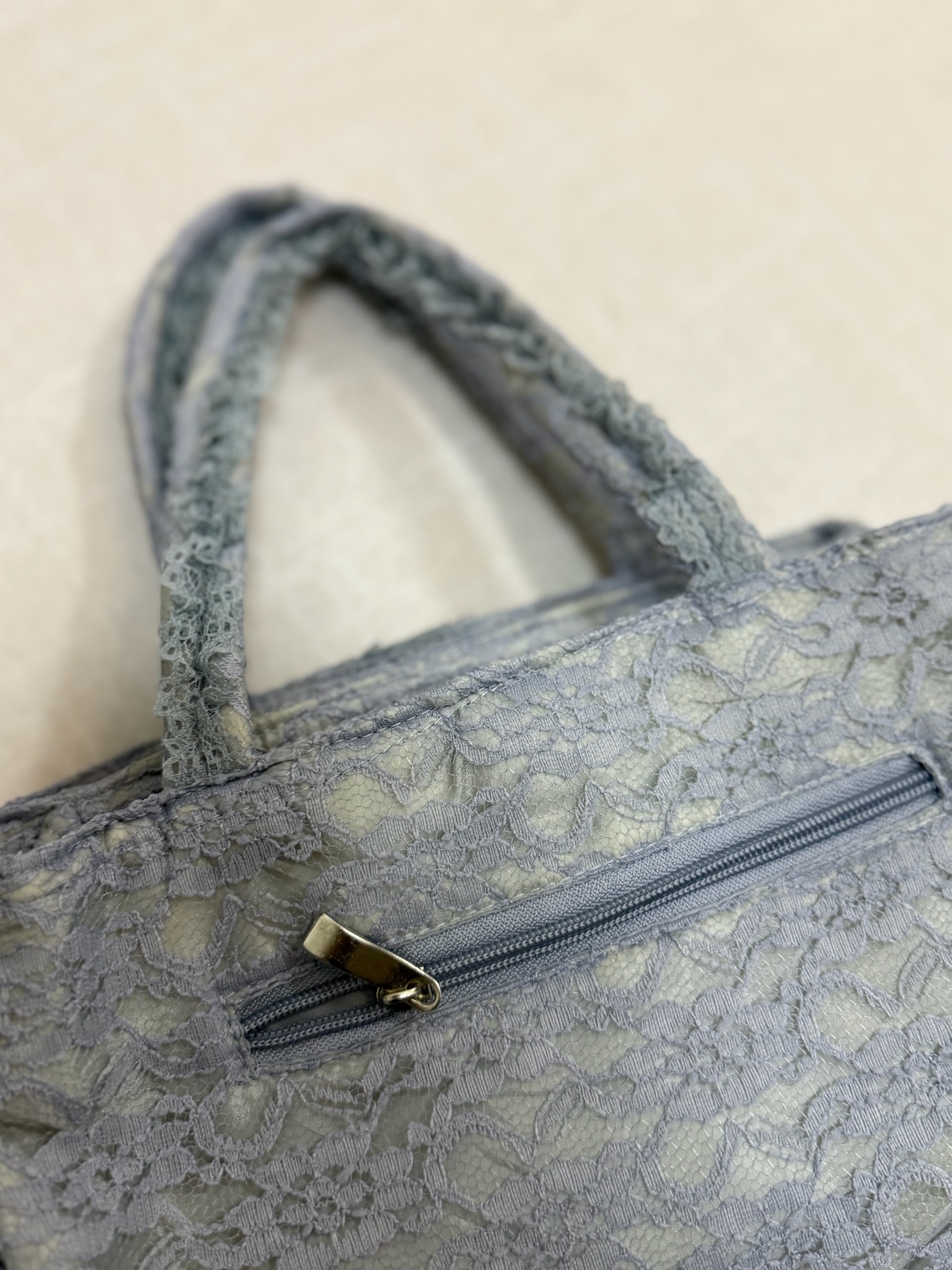 Vintage Lace Rose Purse