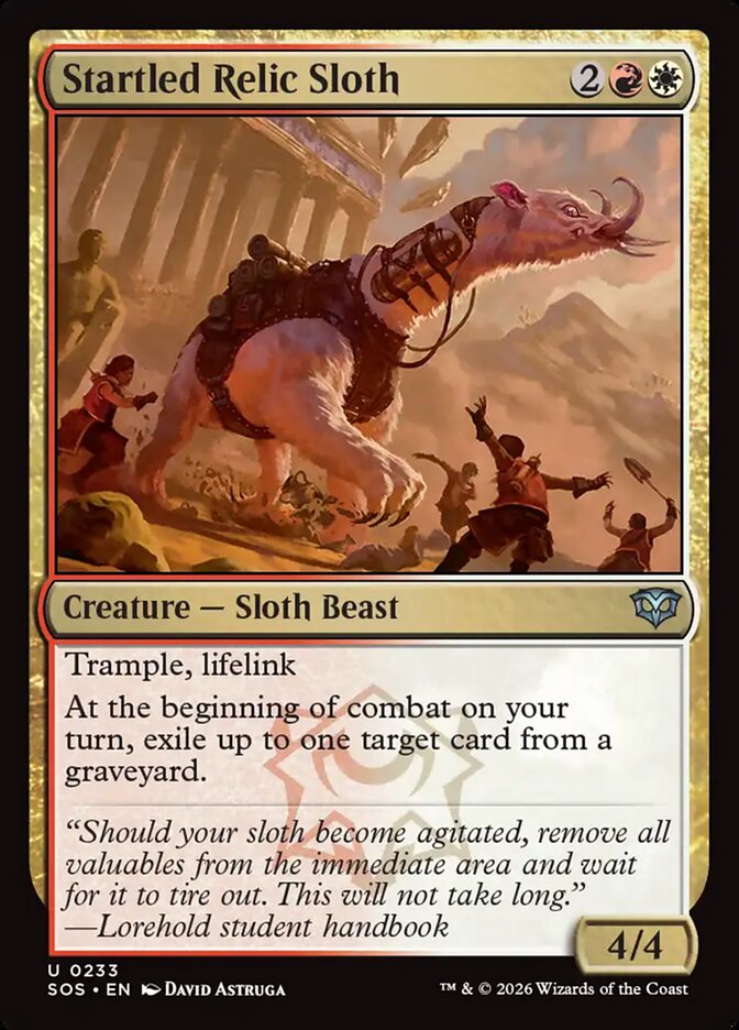 [EN] Startled Relic Sloth [SOS-233] U