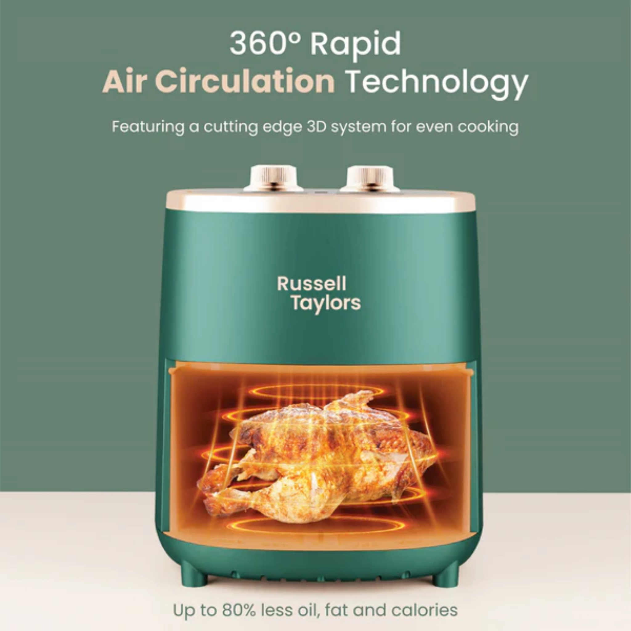 Russell Taylors 4.2L Analogue Air Fryer (Z1)