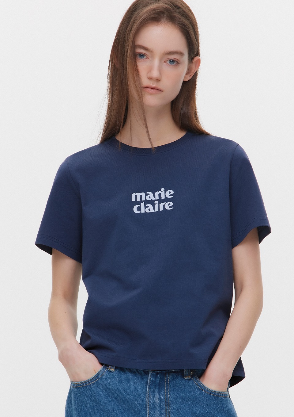 Marie Claire Basic Logo Tee