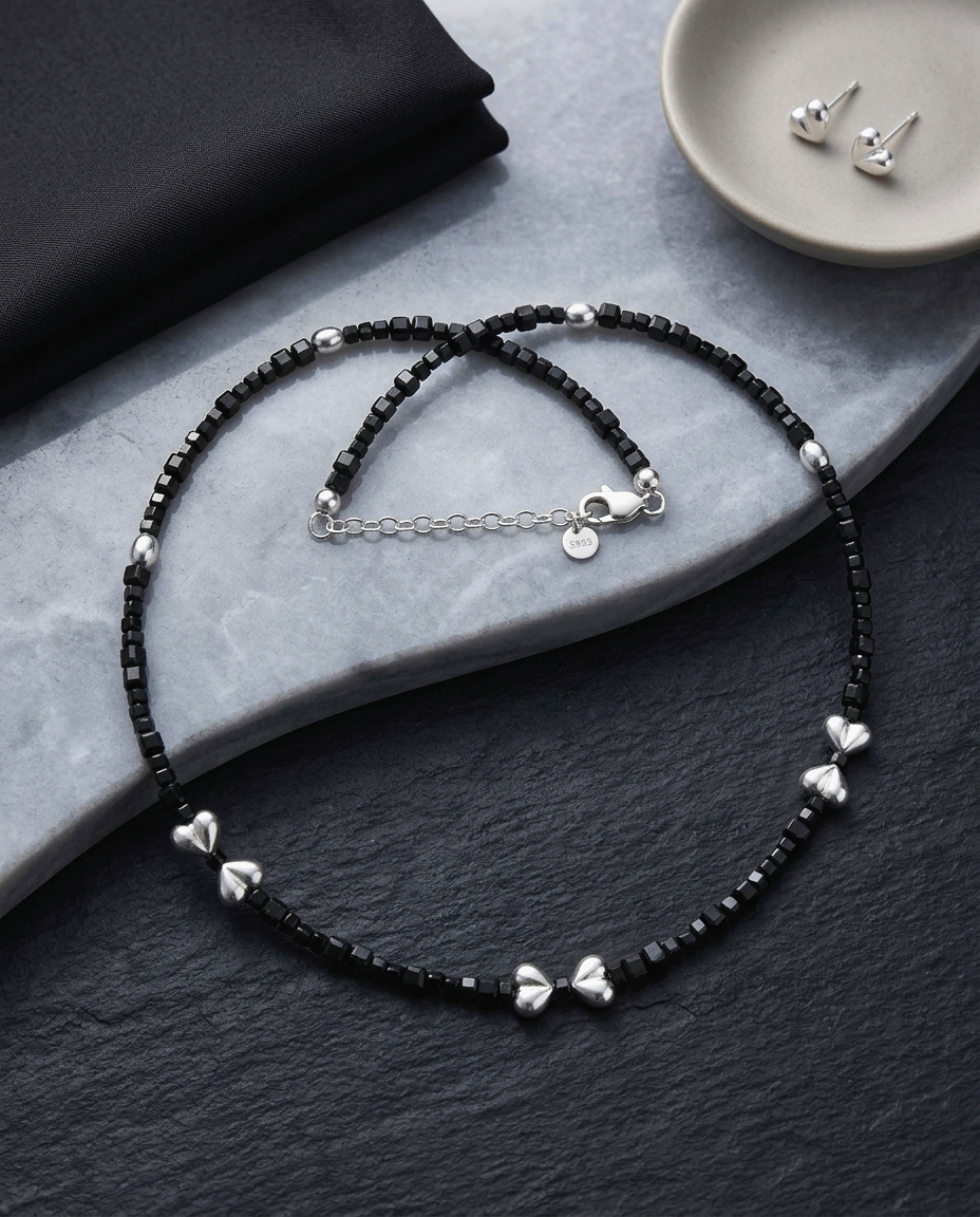 S925 -*MN0013* Minimal Heart Necklace 