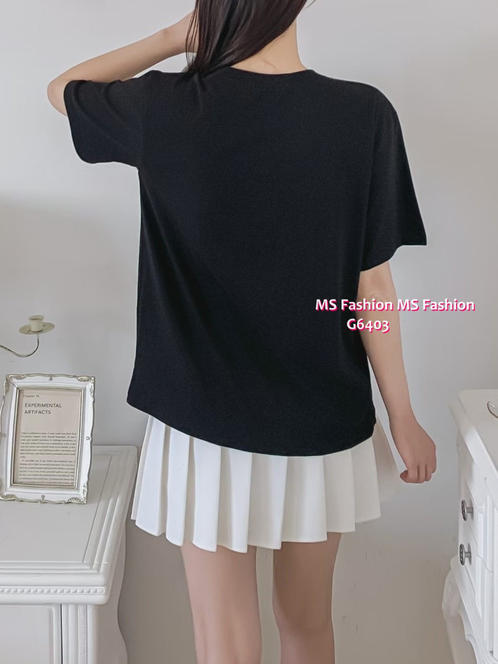 G6403 花花print tee