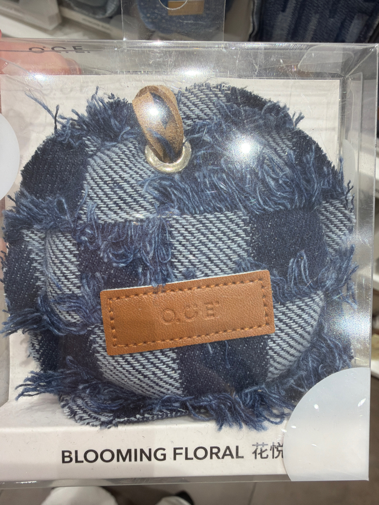 Denim Wooden Ring Sachet ( West Msia Only)