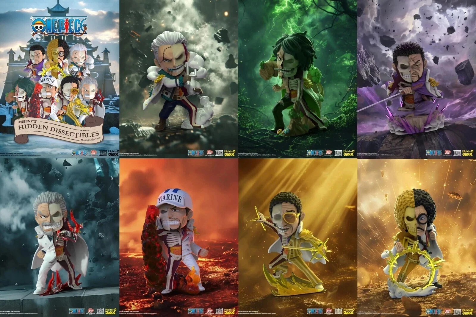 [Mighty Jaxx One Piece Vol. 8] Mighty Jaxx 海賊王 第8彈半解剖海軍系列盲盒 | 1件