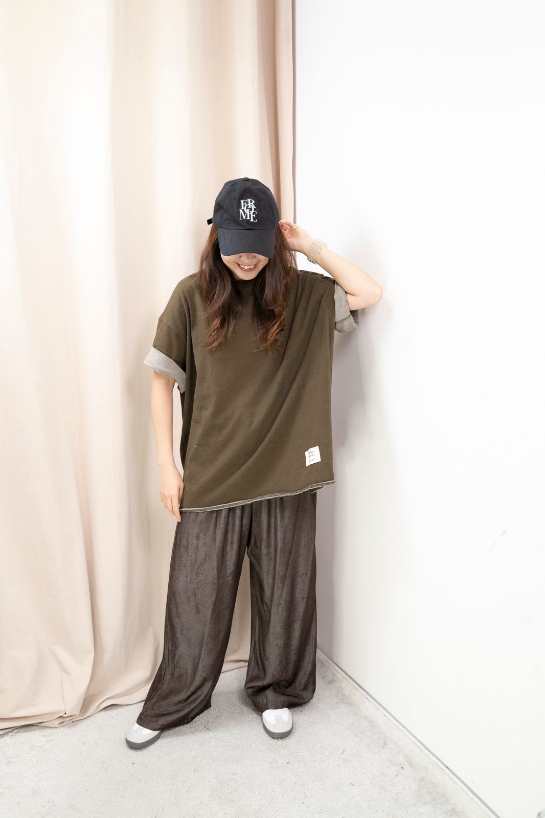 薄牛仔布感褲（3色）