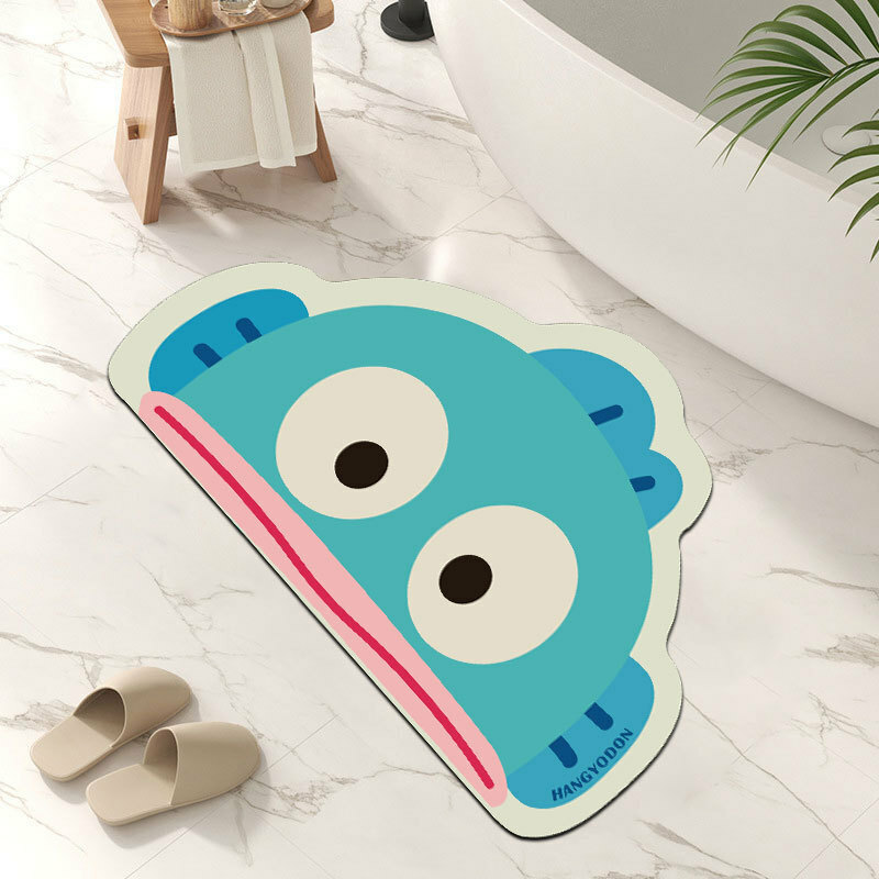 Sanrio特级超薄卡通吸水珪藻土防滑軟地墊 -1張- 現貨