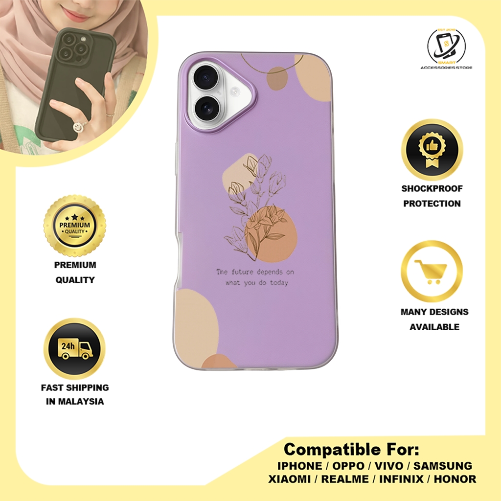 JELLY CASE PHONE FOR IPHONE - DESIGN FLOWER V