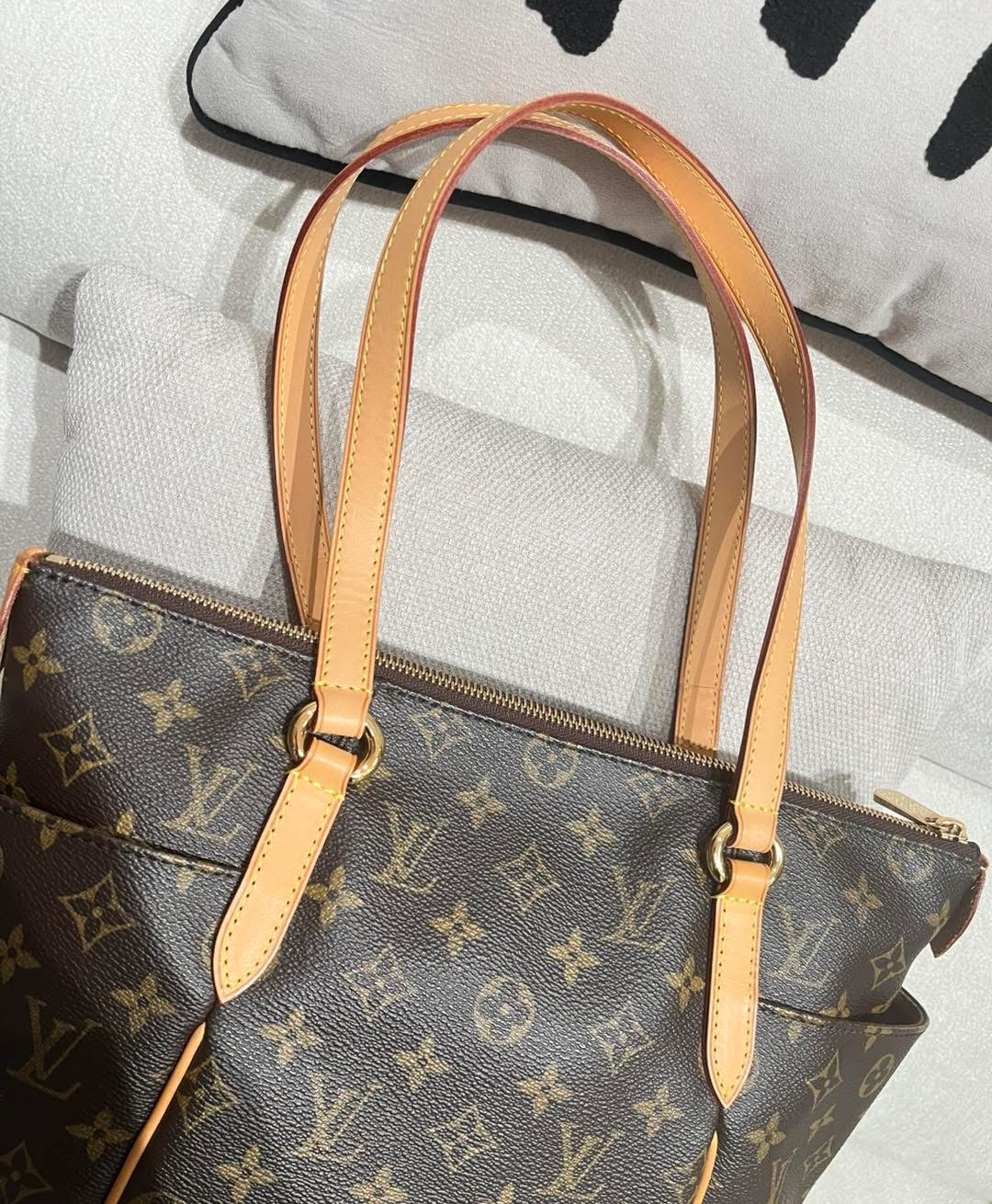 Lv totally pm tote bag 100%Authentic,98%new ✅dust bag