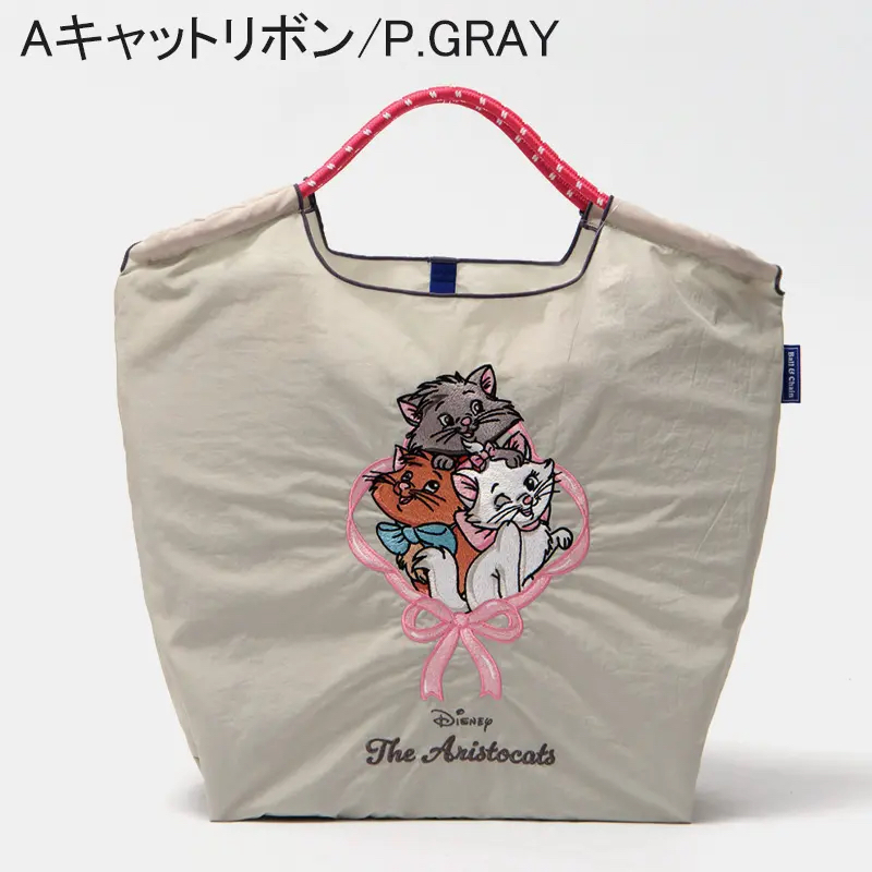 日本預訂📍日本限定Ball & Chain x 迪士尼貓貓刺繡圖案袋 (M Size) 不包郵