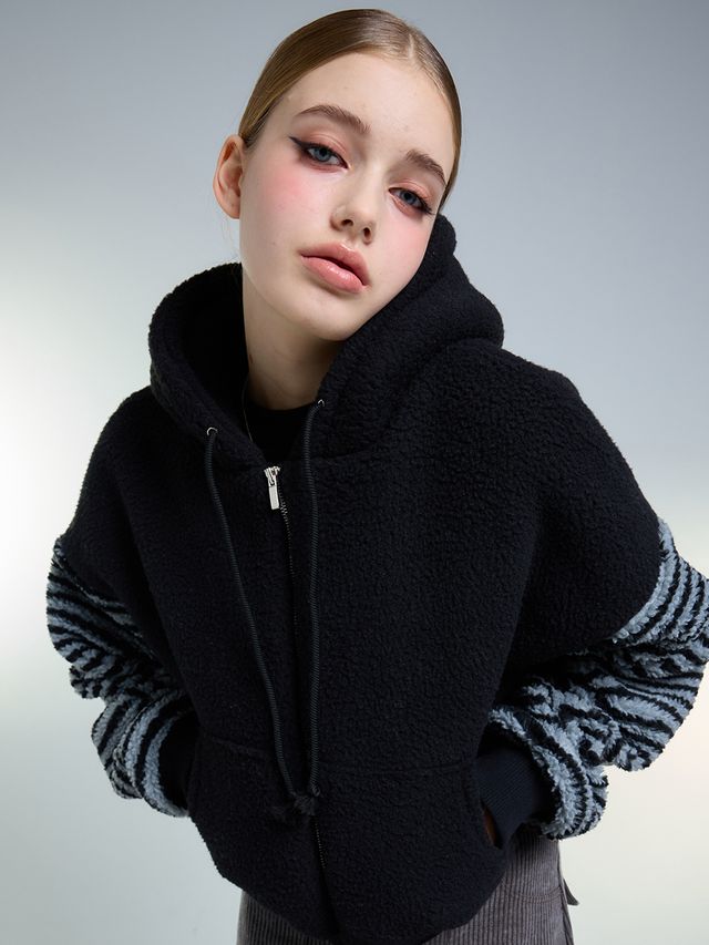 ★LUVISTRUE★AM STRIPE ZIP UP(BROWN)★正規品/韓国直送料込 KZwR4vZrYLkXZ0PfVr6r8BAaRi5X0J