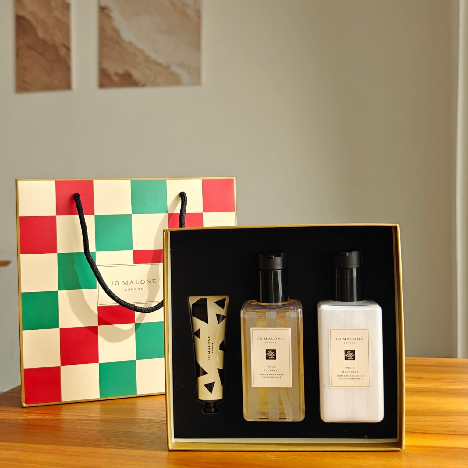 JO MALONE 藍風鈴洗護套裝禮盒（沐浴露➕潤膚乳➕護手霜）