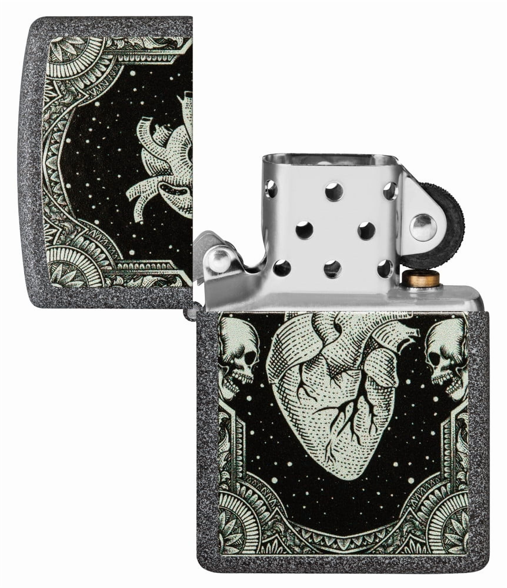 Zippo 48720 Heart Design 防風打火機 | ZIPPO 指定授權經銷商 |美國製造 | 收藏